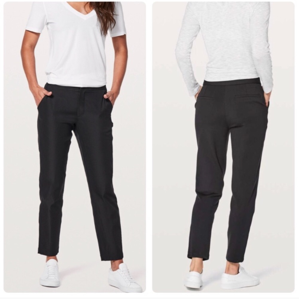 Lululemon Trek Trouser Pants Black Size 8 - Picture 3 of 15